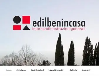 Edilbenincasa.it(Impresa di costruzioni generali) Screenshot