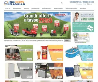 Edilflagiello.it(Edil Flagiello materiali e prodotti per l'edilizia termoidraulica e ferramenta mobili da giardino) Screenshot