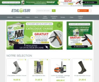Ediloisir.com(Matériel de chasse et randonnée) Screenshot