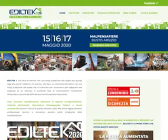 Ediltek.info(Fiera dell'edilizia) Screenshot