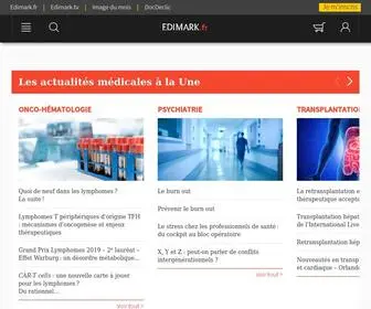 Edimark.fr(Découvrez sur Edimark (éditeur de presse médicale spécialisée)) Screenshot
