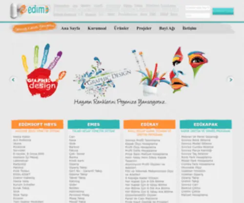 Edimsoft.com(Edim Bilgisayar Yazılım ve Ürünleri) Screenshot