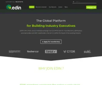 Edin-Europe.com(European Building Materials Distribution & Industry Network) Screenshot