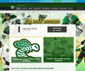 Edinahockeyassociation.com(Edina Hockey Association) Screenshot