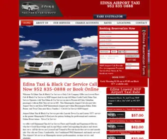 Edinataximn.com(MSP Airport Taxi Black Car Service SUV) Screenshot