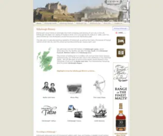 Edinburgh-History.co.uk(Edinburgh History Information) Screenshot