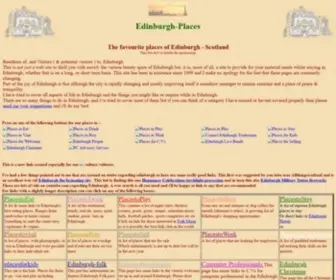 Edinburgh-Places.co.uk(EDINBURGH PLACES) Screenshot