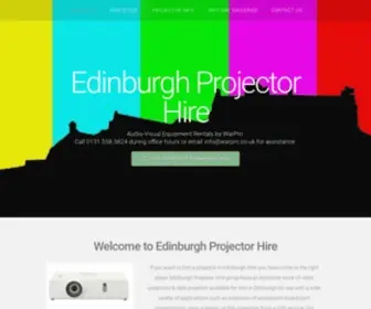 Edinburgh-Projector-Hire.co.uk(Edinburgh Projector Hire) Screenshot