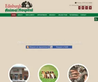 Edinburghanimalhospital.com(Edinburgh Animal Hospital) Screenshot