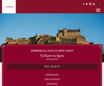 Edinburghcastle.gov.uk(Edinburgh Castle) Screenshot