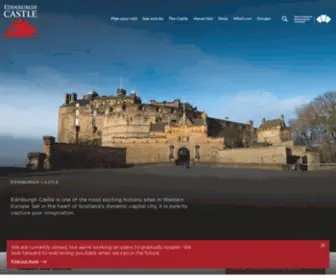 Edinburghcastle.scot(Official Edinburgh Castle Website) Screenshot