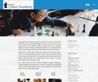 Edinburghchessacademy.com(Edinburgh Chess Academy (ECA)) Screenshot