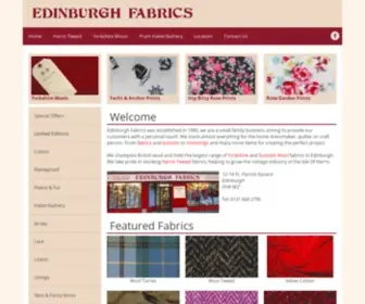 Edinburghfabrics.co.uk(Edinburgh Fabrics) Screenshot