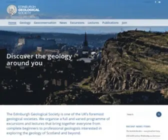 Edinburghgeolsoc.org(Edinburgh Geological Society) Screenshot