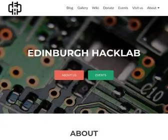 Edinburghhacklab.com(Making stuff since 2010) Screenshot