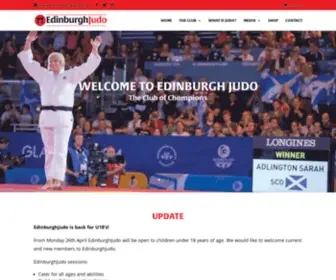 EdinburghJudo.com(Edinburgh Judo) Screenshot