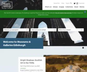 Edinburghmuseums.org.uk(Museums & Galleries Edinburgh) Screenshot