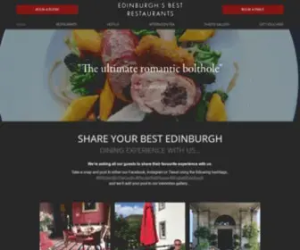 Edinburghsbestrestaurants.com(Edinburgh's Best Restaurants & Hotels) Screenshot