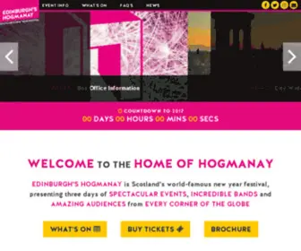 Edinburghshogmanay.org(Edinburghshogmanay) Screenshot