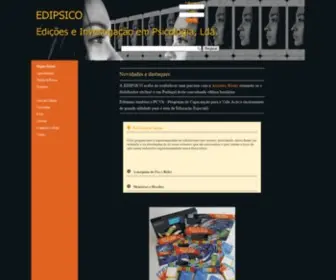 Edipsico.pt(EdiÃ§Ãµes e investigaÃ§Ã£o em psicologia) Screenshot