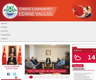 Edirne.gov.tr(T.C. Edirne Valiliği Resmi Web Sitesi) Screenshot