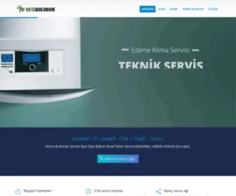 Edirneklimakombiservisi.com(Edirne kombi servisi klima Petek Temizlik) Screenshot