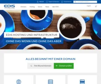 Edis.at(Webhosting Österreich) Screenshot