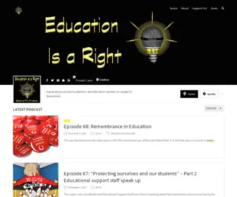 Edisaright.ca(A podcast by teachers and education workers to speak for ourselves) Screenshot