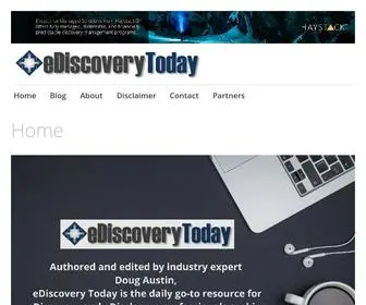 Ediscoverytoday.com(Ediscovery today) Screenshot