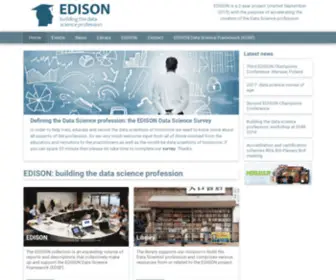 Edison-Project.eu(EDISON) Screenshot
