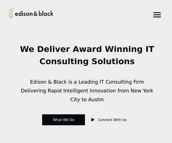 Edisonandblack.com(Edison & Black) Screenshot