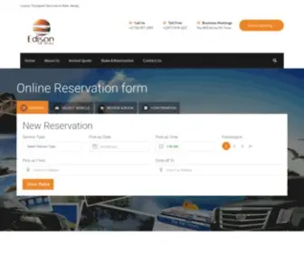 Edisoncarservice.com(NJ Airports Limo) Screenshot