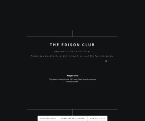 Edisonclub.com(The Edison Club) Screenshot