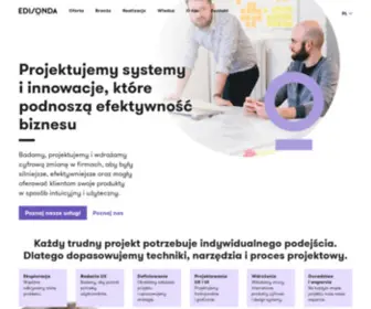 Edisonda.pl(Wykorzystujemy narzędzia business design) Screenshot