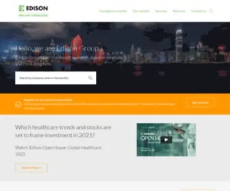 Edisongroup.com(Edison) Screenshot