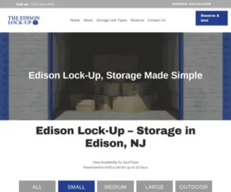 Edisonlockup.com(Storage Facility in Edison) Screenshot