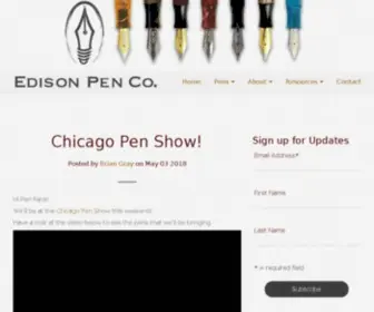 Edisonpen.com(Edison Pen Co) Screenshot