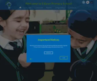 Edisonprimary.org(Edison Primary School) Screenshot