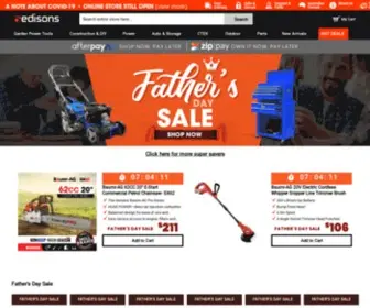 Edisons.com.au(Online Machinery & Hardware Specialist) Screenshot