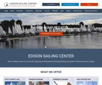 Edisonsailingcenter.org(Learn to Sail in Fort Myers) Screenshot