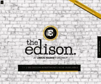 Edisonunionmarket.com(Apartments in DC) Screenshot