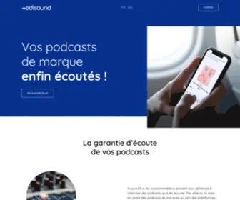 Edisound.com(Vos podcasts de marque enfin écoutés) Screenshot