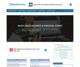 Editableforms.com(Editable Forms) Screenshot