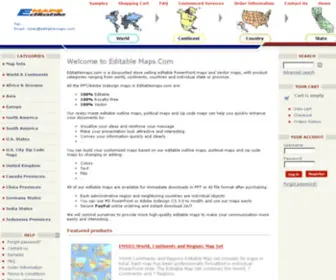 Editablemaps.com(Editable PowerPoint Maps) Screenshot