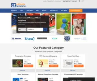 Editabletemplates.com(Download Premium Powerpoint Templates and Business Design Templates) Screenshot