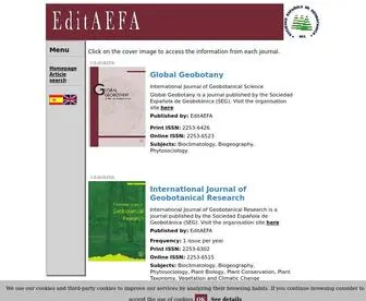 Editaefa.com(Editors of Global Geobotany and International Journal of Geobotanical Research Global Geobotany International Journal of Geobotanical Research) Screenshot