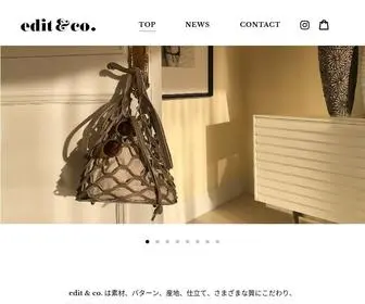 Editandco.jp Screenshot