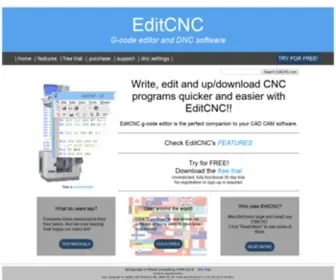 Editcnc.com(CNC g) Screenshot