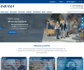 Editel.eu(EDITEL is a leading provider of EDI solutions (Electronic Data Interchange)) Screenshot
