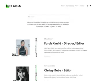 Editgirls.org(EDIT GIRLS) Screenshot